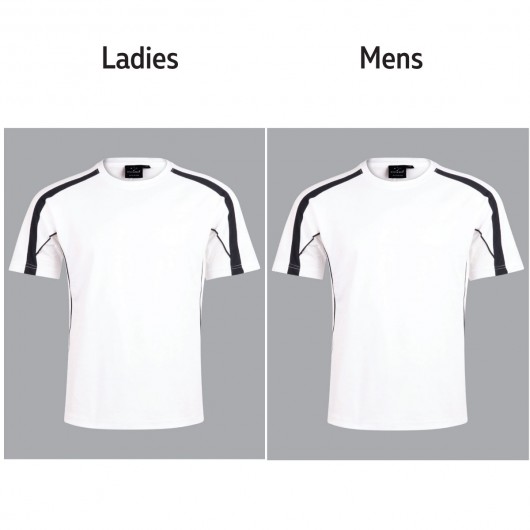 Teammate Tees White Navy